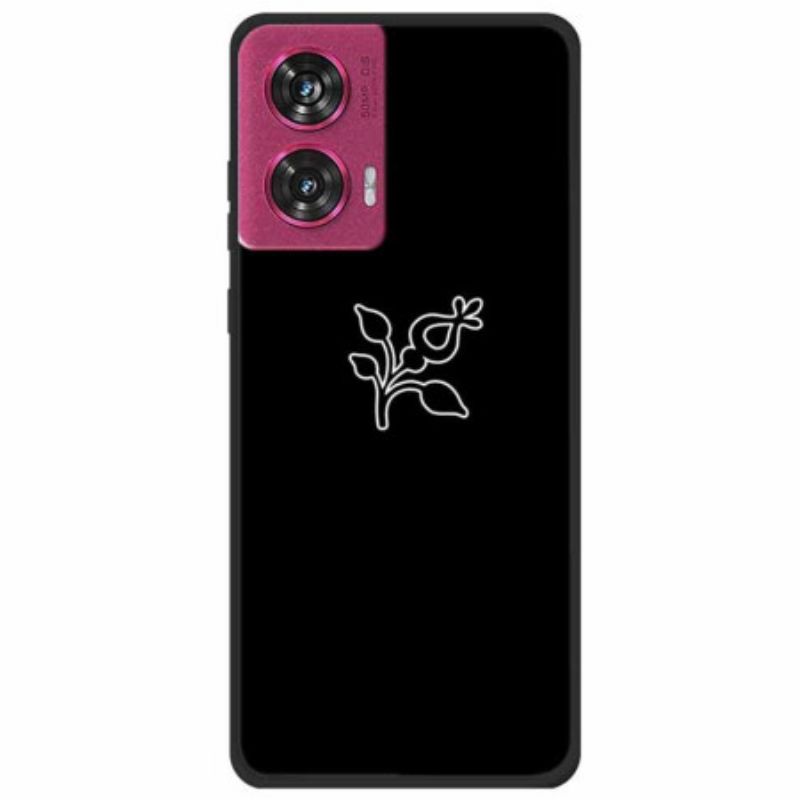 Case Hoesje Motorola Edge 50 Fusion Telefoonhoesje Bloem