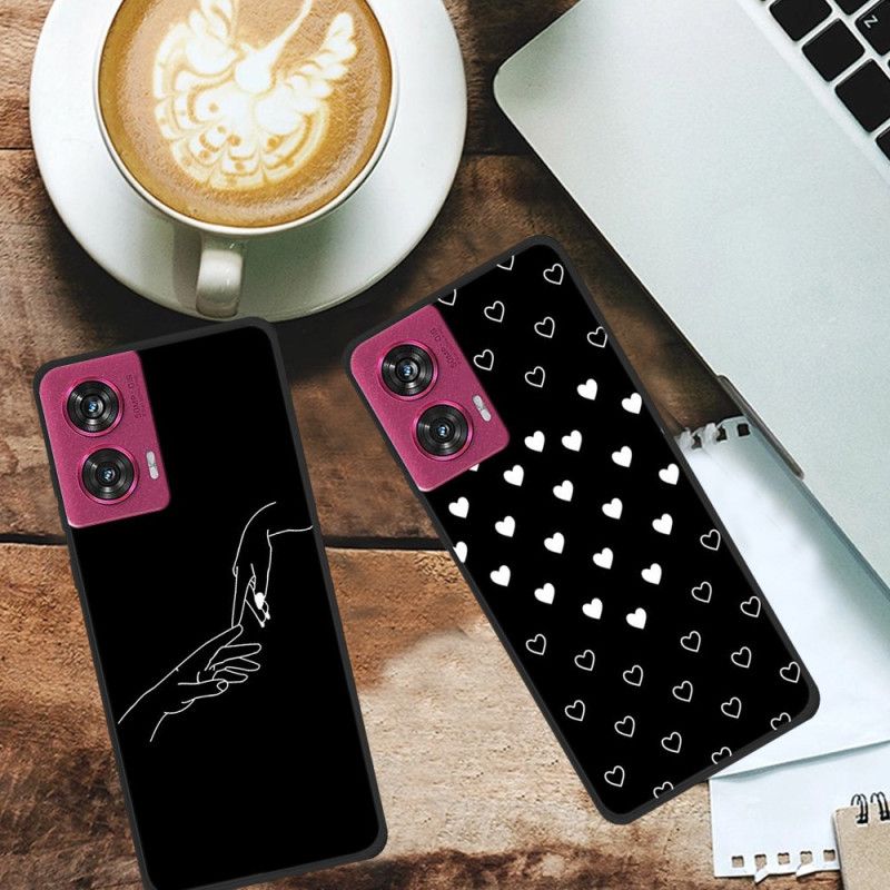 Cover Hoesje Motorola Edge 50 Fusion Telefoonhoesje Girafpatroon