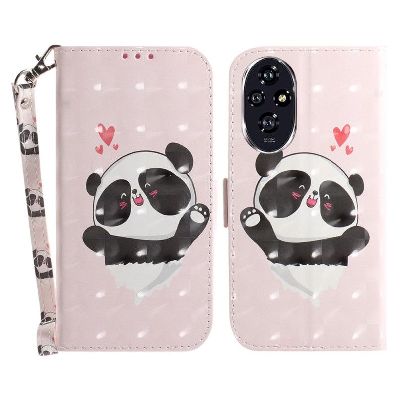 Leren Hoesje Honor 200 Pandaliefde