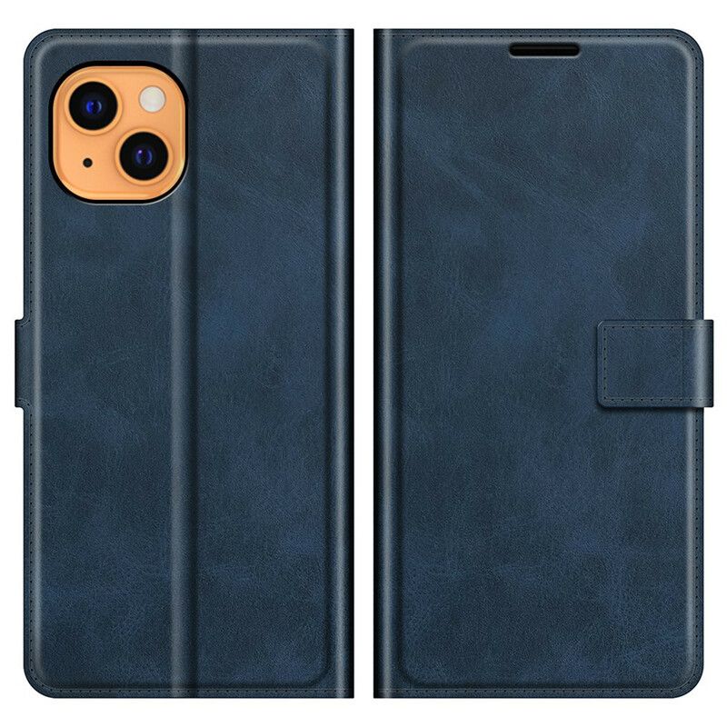 Bescherming Hoesje iPhone 13 Stijl Lederen Ontwerp