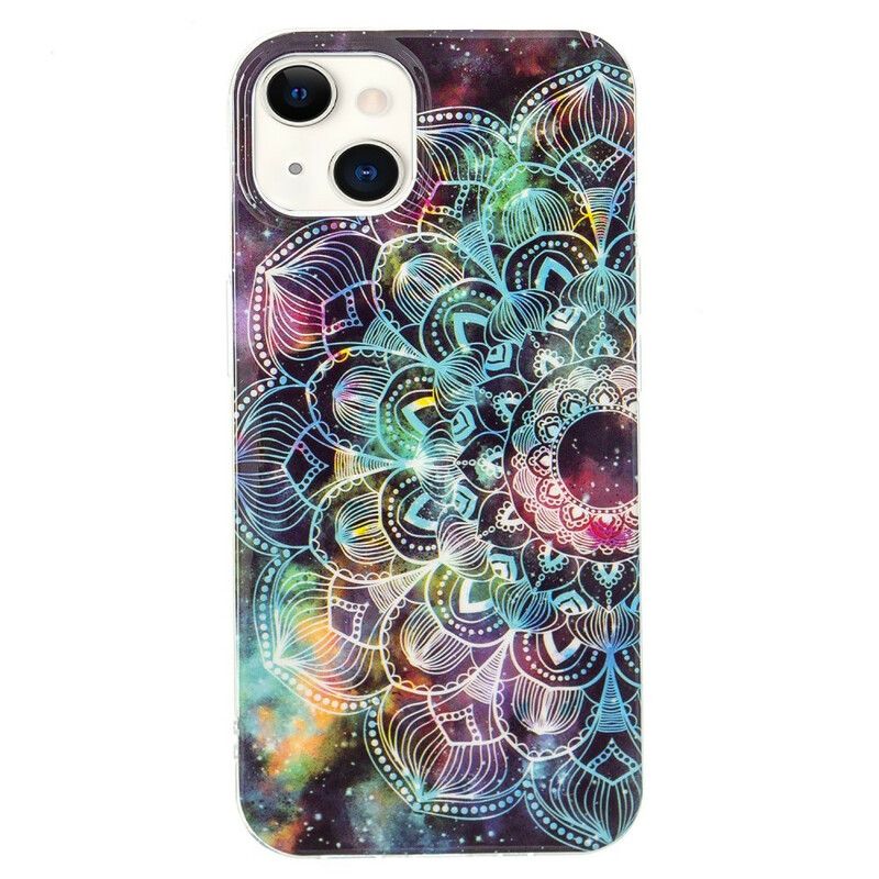 Cover Hoesje iPhone 13 Telefoonhoesje Fluorescerende Bloemenserie