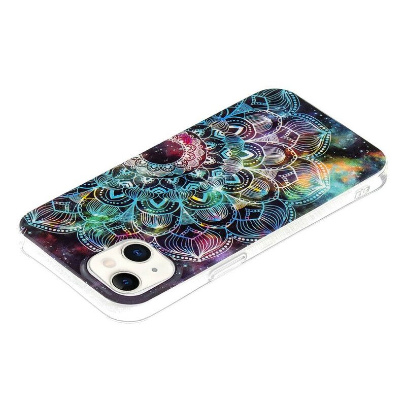 Cover Hoesje iPhone 13 Telefoonhoesje Fluorescerende Bloemenserie