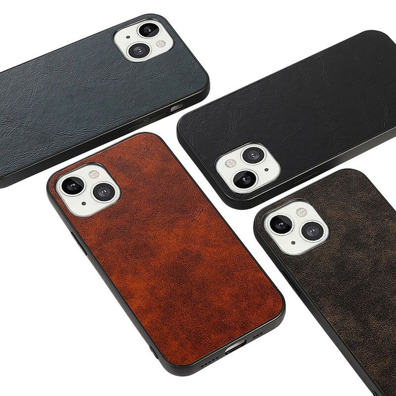 Cover Hoesje iPhone 13 Telefoonhoesje Zakelijke Lederen Stijl