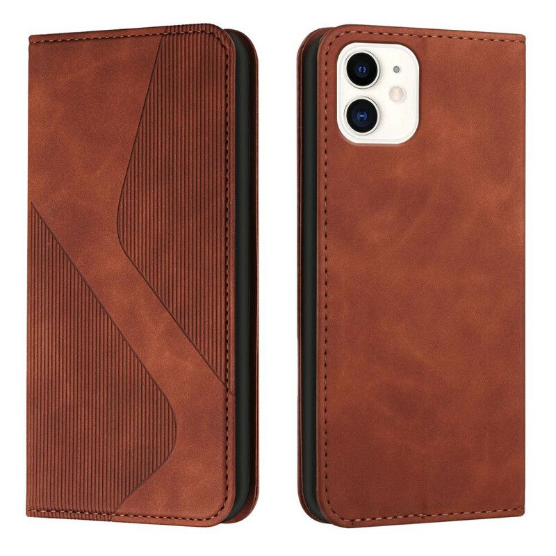 Folio-hoesje iPhone 13 Style Leder S-design Bescherming Hoesje