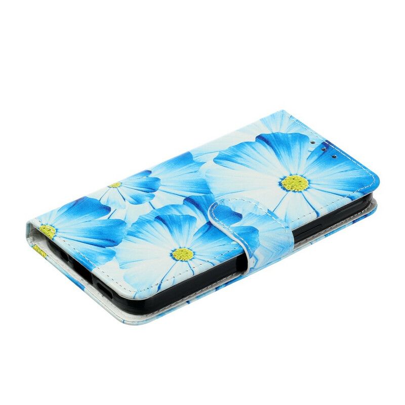 Folio-hoesje iPhone 13 Telefoonhoesje Bloemen Ontdekking