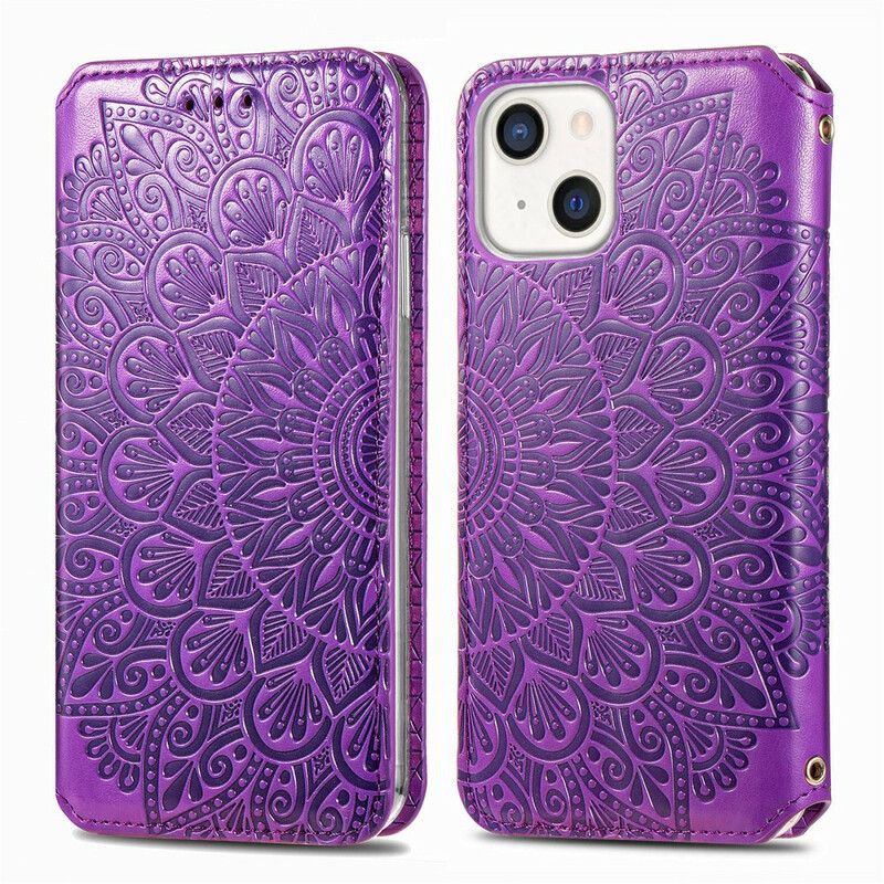 Folio-hoesje iPhone 13 Telefoonhoesje Mandala