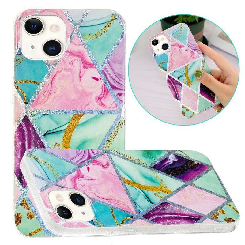 Hoesje iPhone 13 Ontwerp Marmer