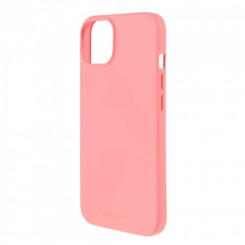 Hoesje iPhone 13 Silicone Matte Mercury Goospery