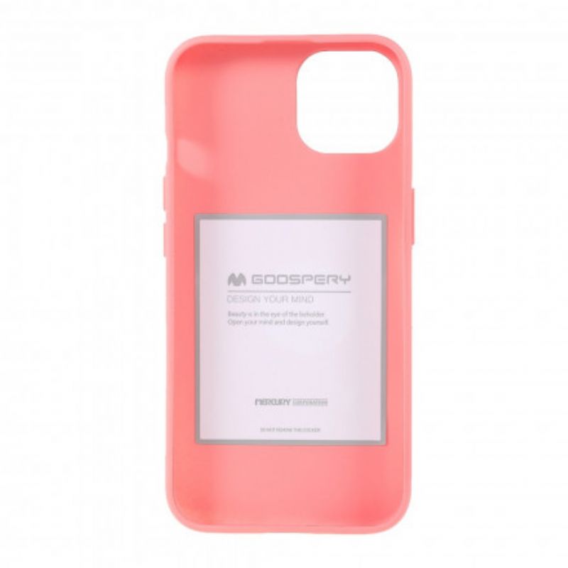 Hoesje iPhone 13 Silicone Matte Mercury Goospery