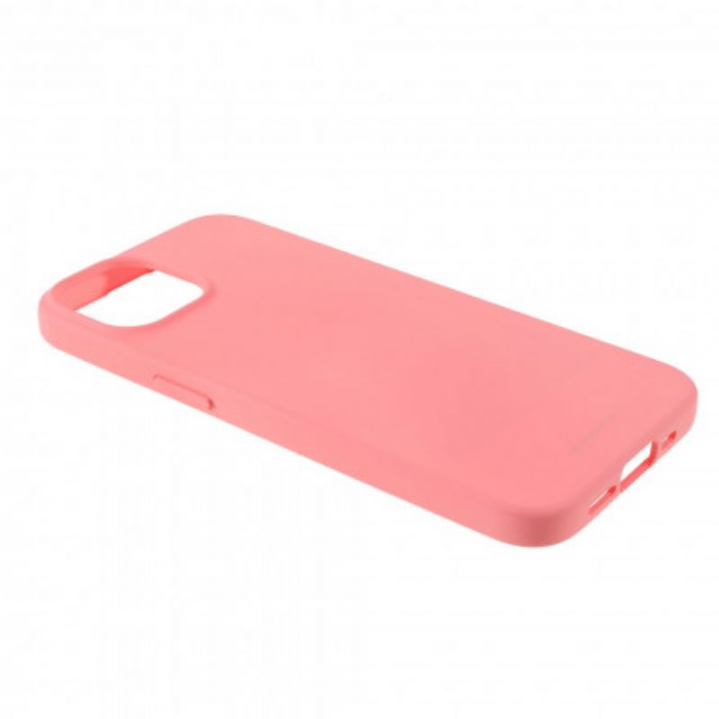 Hoesje iPhone 13 Silicone Matte Mercury Goospery