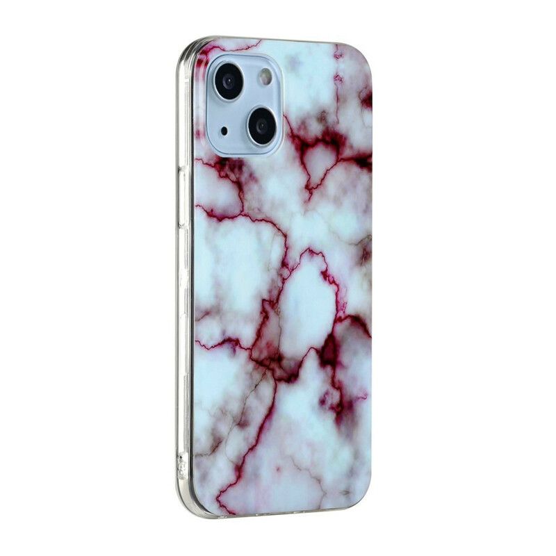 Hoesje iPhone 13 Vereenvoudigd Marmer