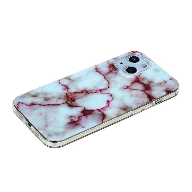 Hoesje iPhone 13 Vereenvoudigd Marmer