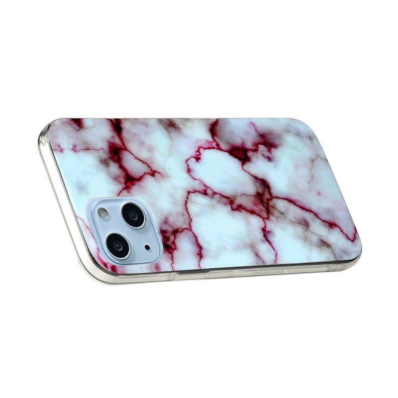 Hoesje iPhone 13 Vereenvoudigd Marmer