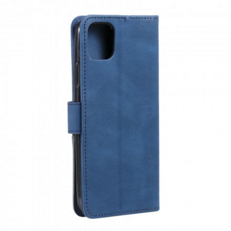 Leren Hoesje iPhone 13 Huidgevoel Golf Bescherming Hoesje