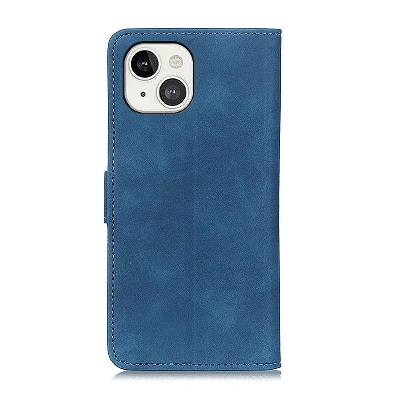 Leren Hoesje iPhone 13 Khazneh Vintage Leereffect Bescherming Hoesje