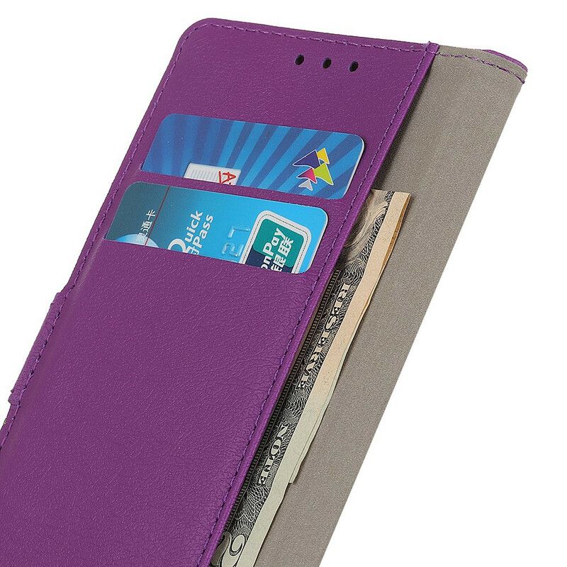 Leren Hoesje iPhone 13 Klassiek Leereffect Bescherming Hoesje