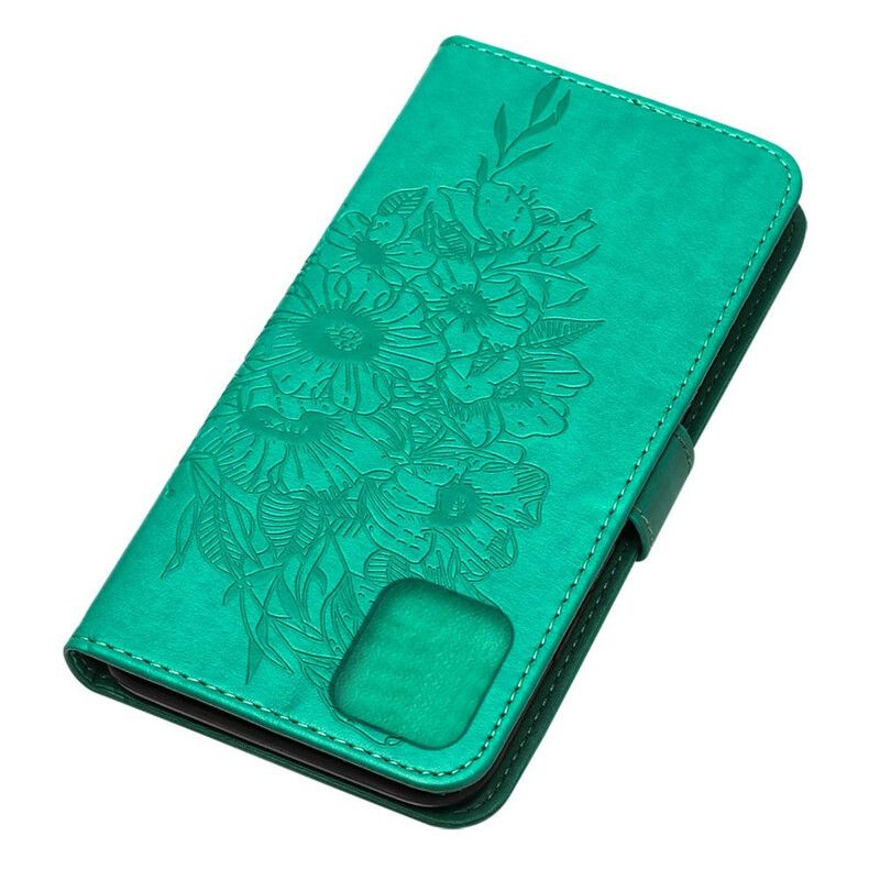 Leren Hoesje iPhone 13 Vlinder Ontwerp