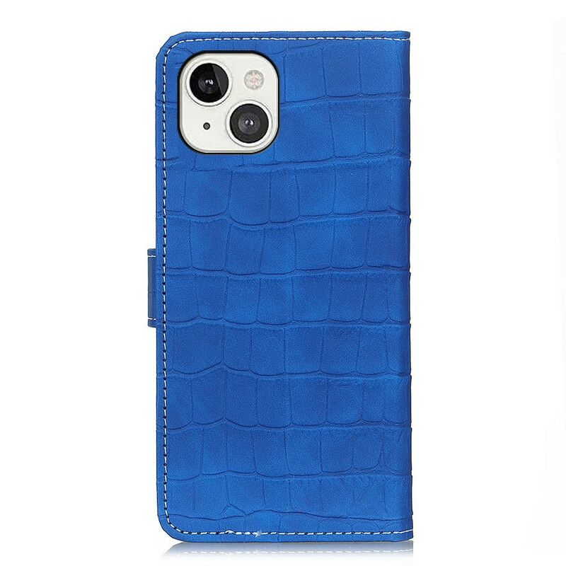 Leren Hoesje Voor iPhone 13 Krokodillenkracht