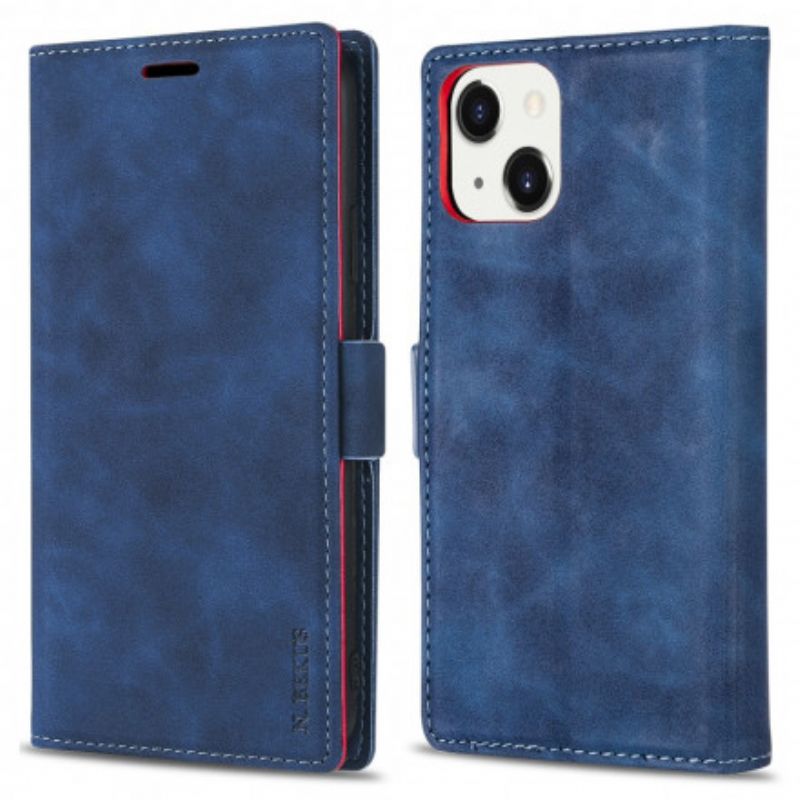 Leren Hoesje Voor iPhone 13 Ln.bekus Leereffect