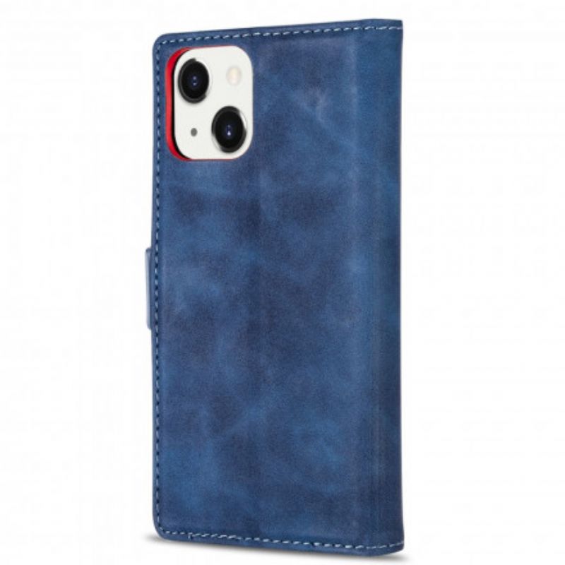 Leren Hoesje Voor iPhone 13 Ln.bekus Leereffect