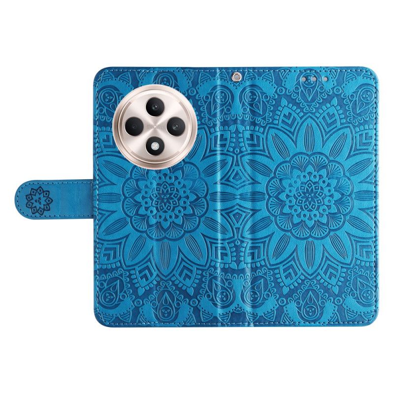 Folio-hoesje Oppo Reno 12f 5g Telefoonhoesje Flamboyante Mandala