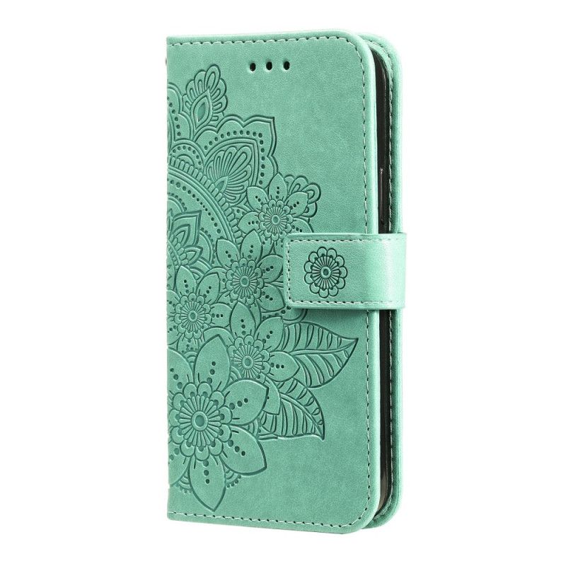 Leren Hoesje Oppo Reno 12f 5g Mandala-print Bescherming Hoesje