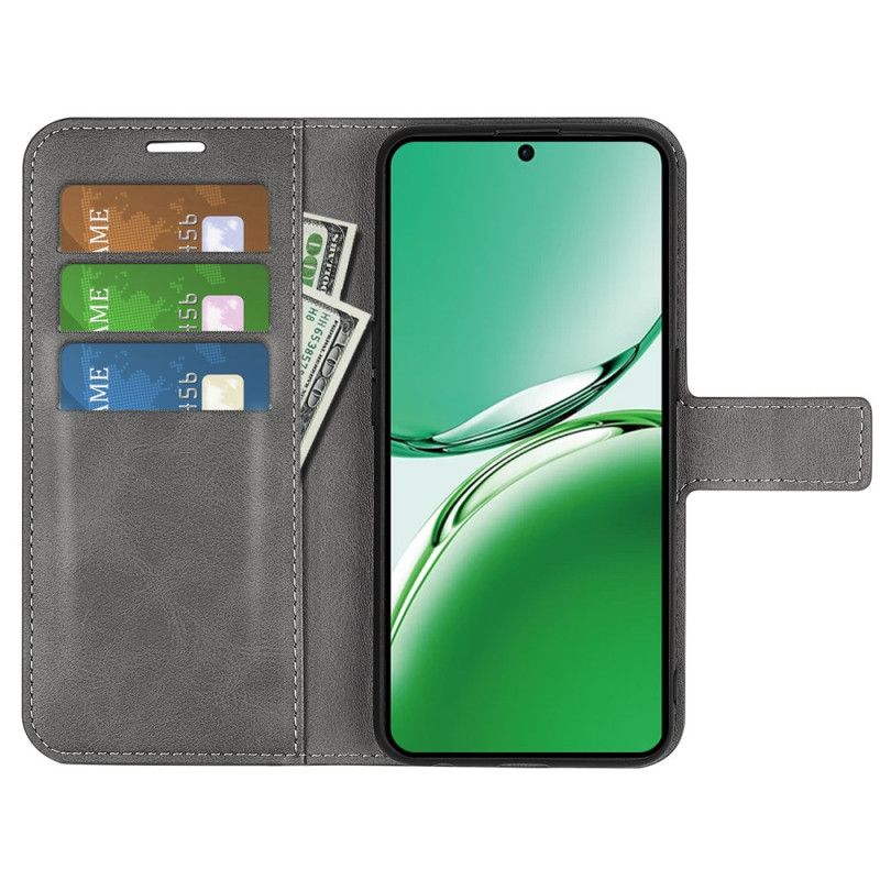 Leren Hoesje Voor Oppo Reno 12f 5g Leerstijl