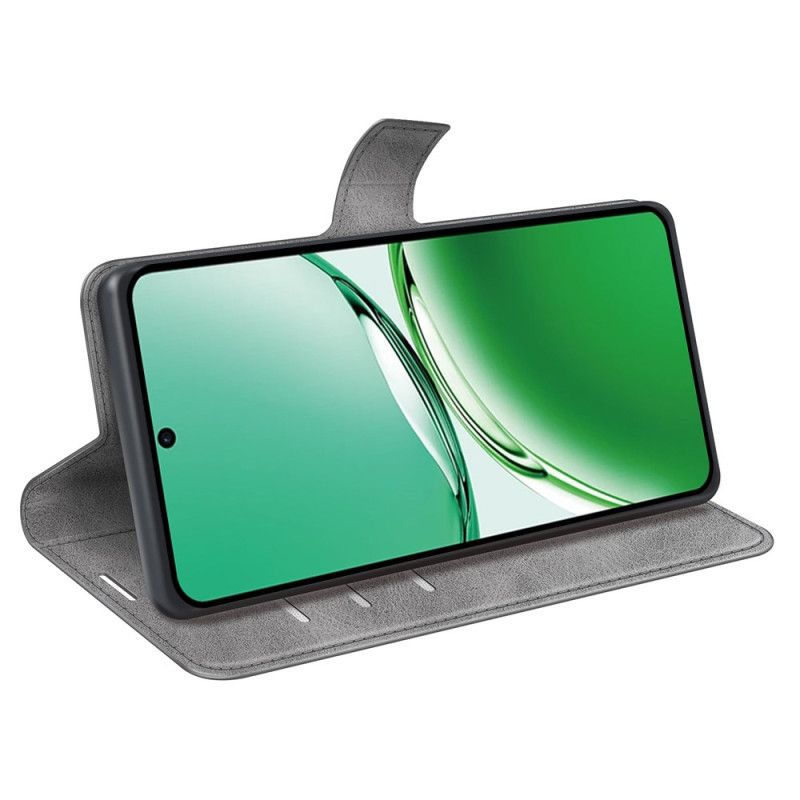 Leren Hoesje Voor Oppo Reno 12f 5g Leerstijl