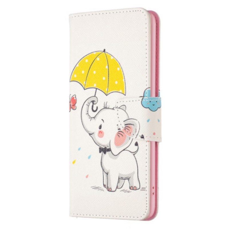 Folio-hoesje voor iPhone 15 Plus Babyolifant