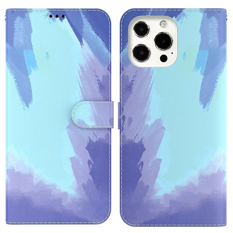 Bescherming Hoesje iPhone 13 Pro Max Aquarel