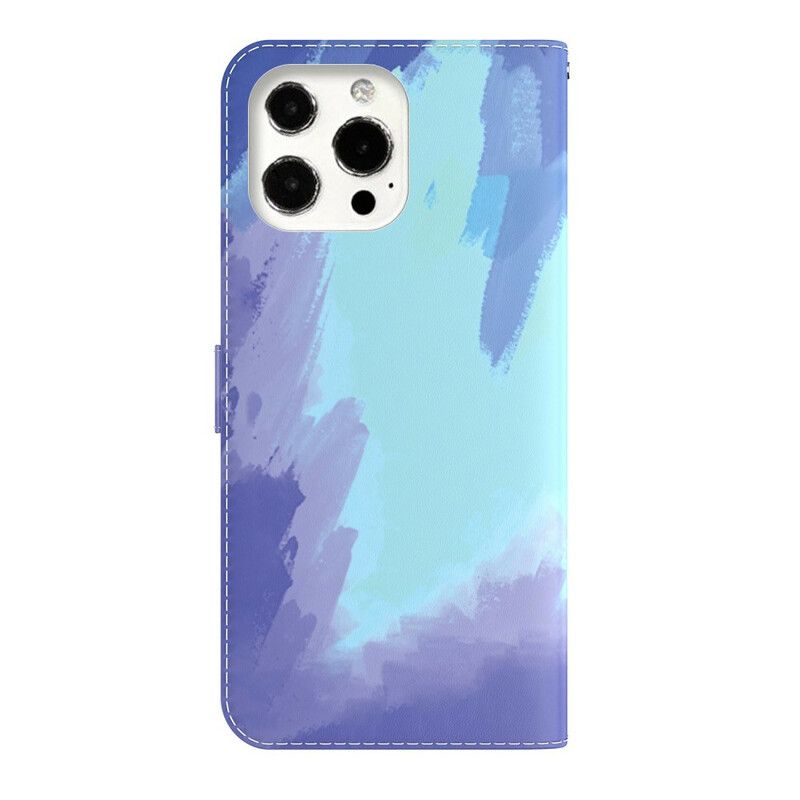 Bescherming Hoesje iPhone 13 Pro Max Aquarel