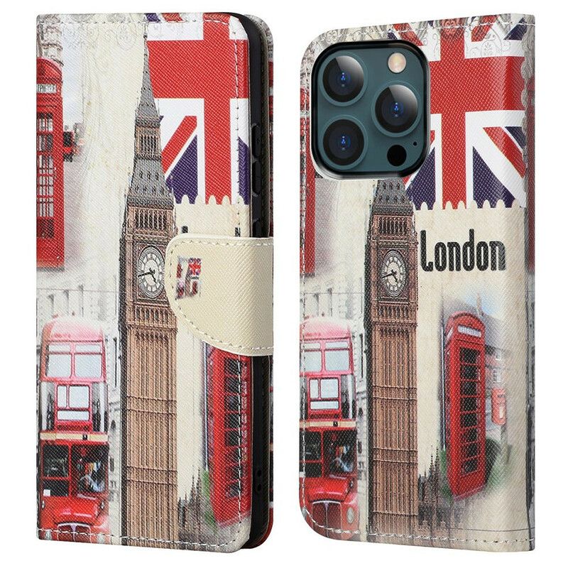 Bescherming Hoesje iPhone 13 Pro Max Londen Leven