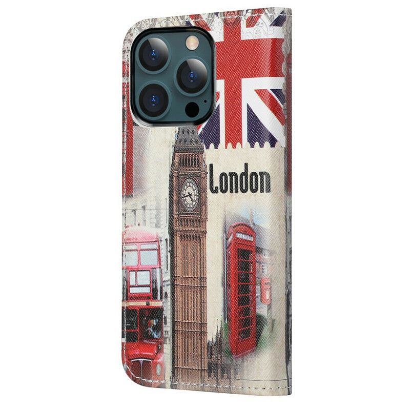 Bescherming Hoesje iPhone 13 Pro Max Londen Leven