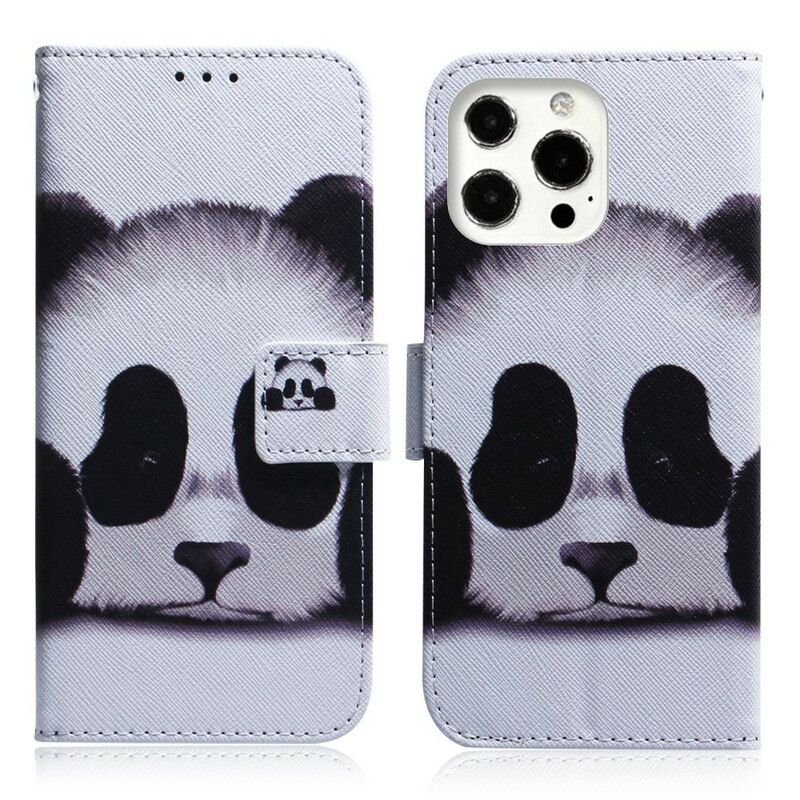 Bescherming Hoesje iPhone 13 Pro Max Panda Gezicht