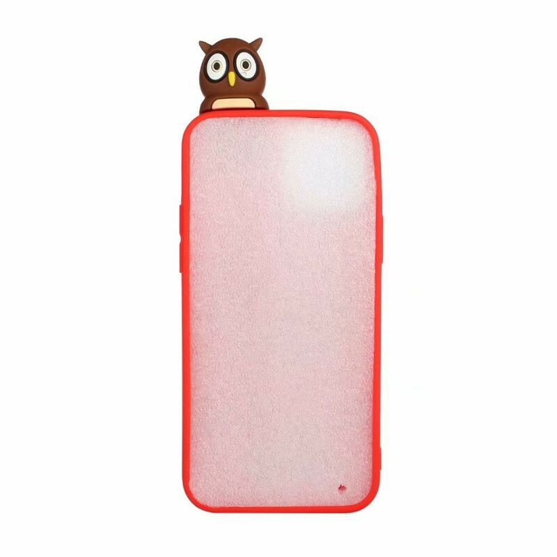 Cover Hoesje iPhone 13 Pro Max Telefoonhoesje Miss Uil 3d