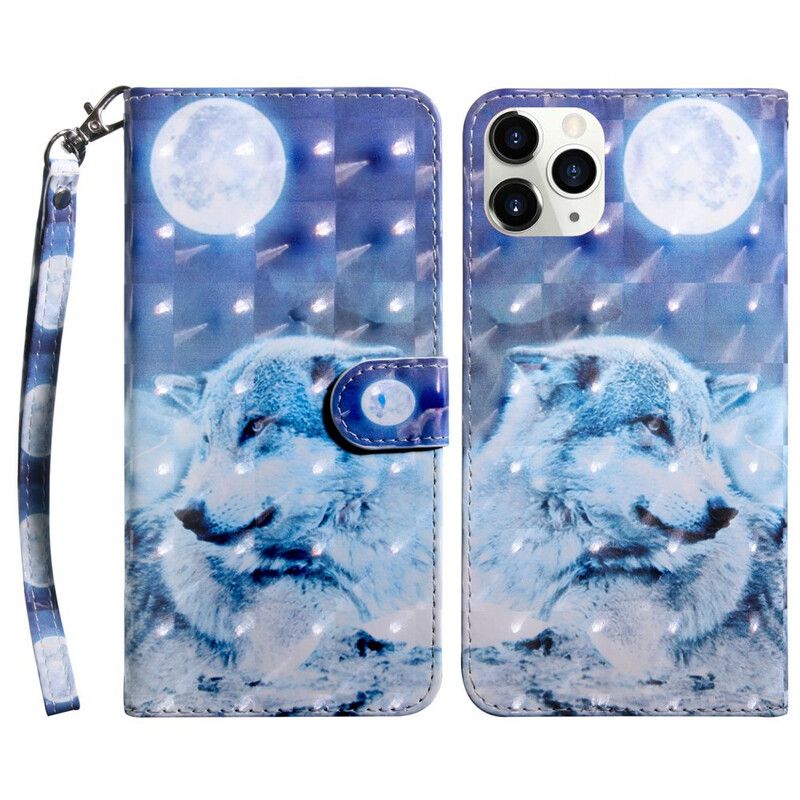 Folio-hoesje iPhone 13 Pro Max Telefoonhoesje Lichtvlek Gérald Le Loup