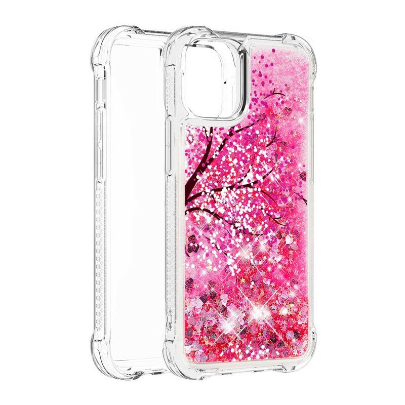 Hoesje iPhone 13 Pro Max Glitterboom Bescherming Hoesje