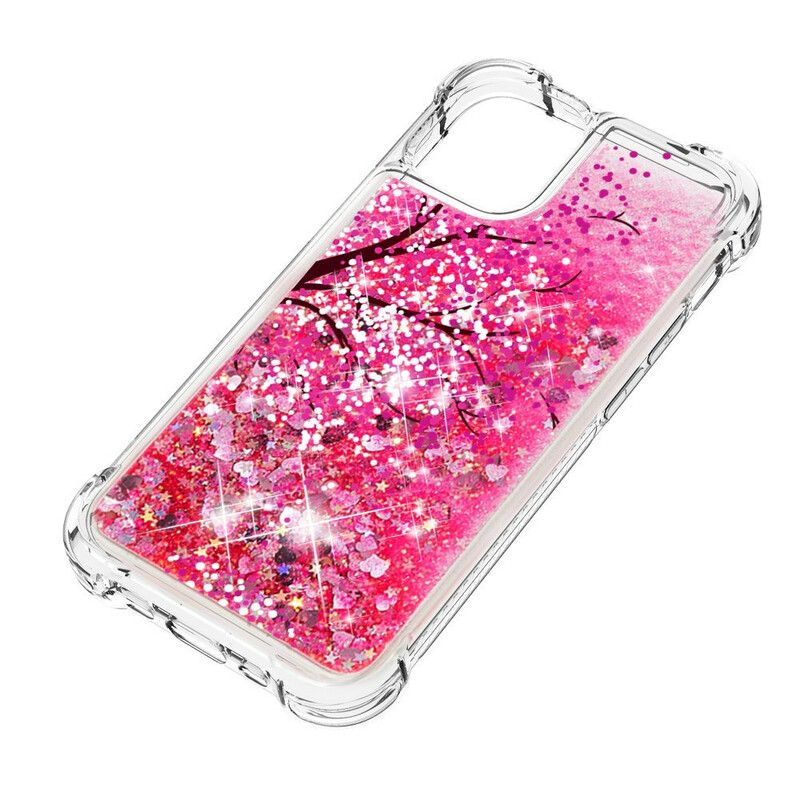 Hoesje iPhone 13 Pro Max Glitterboom Bescherming Hoesje