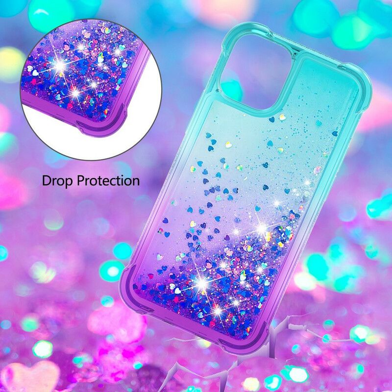 Hoesje iPhone 13 Pro Max Glitterkleuren Bescherming Hoesje
