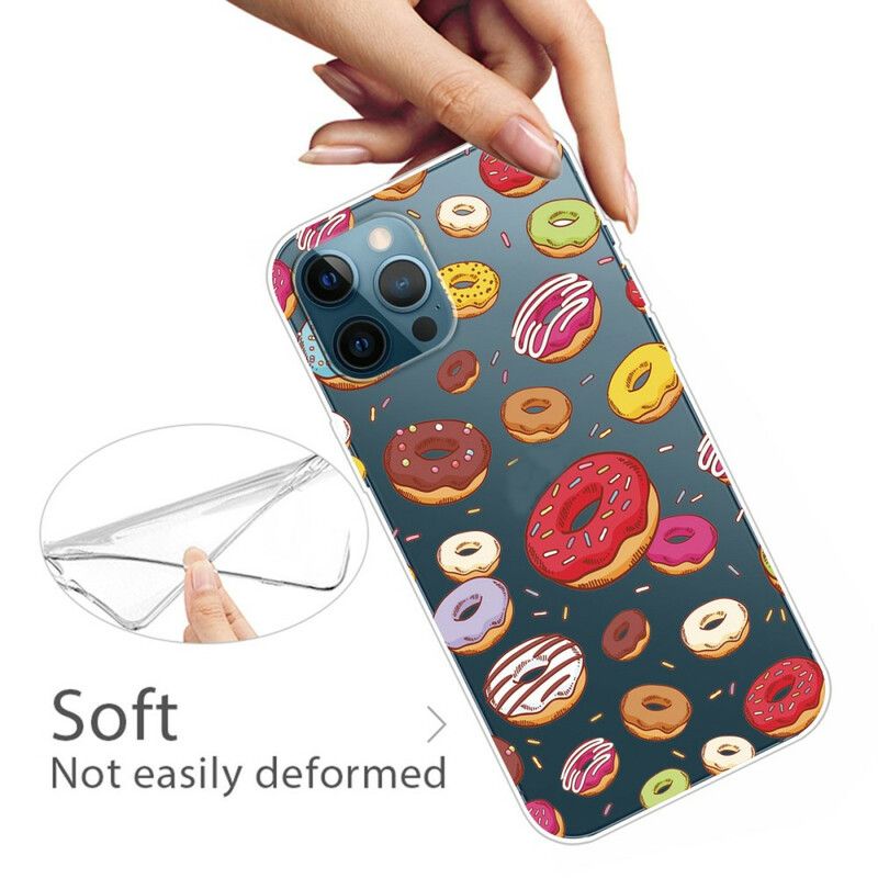 Hoesje iPhone 13 Pro Max Liefde Donuts