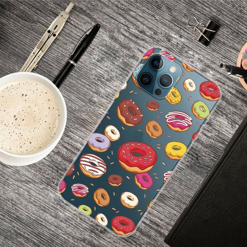 Hoesje iPhone 13 Pro Max Liefde Donuts