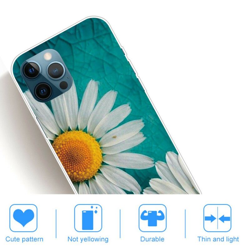 Hoesje iPhone 13 Pro Max Margriet Bescherming Hoesje