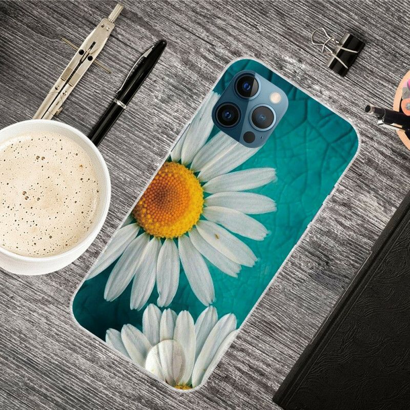 Hoesje iPhone 13 Pro Max Margriet Bescherming Hoesje