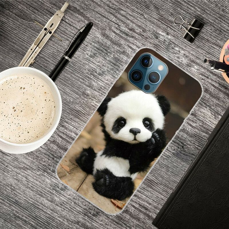 Hoesje Voor iPhone 13 Pro Max Flexibele Panda