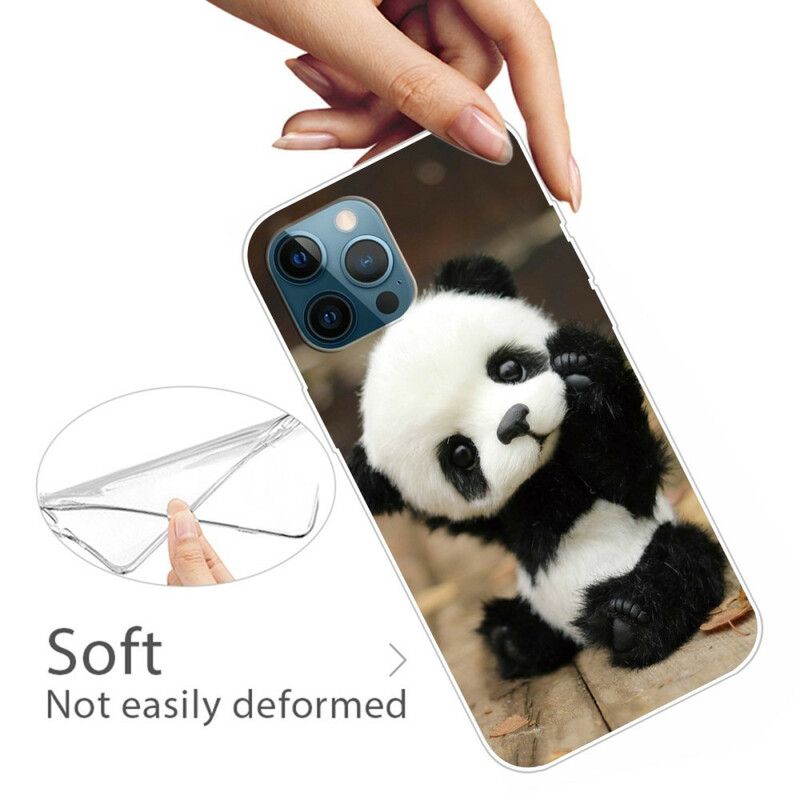 Hoesje Voor iPhone 13 Pro Max Flexibele Panda