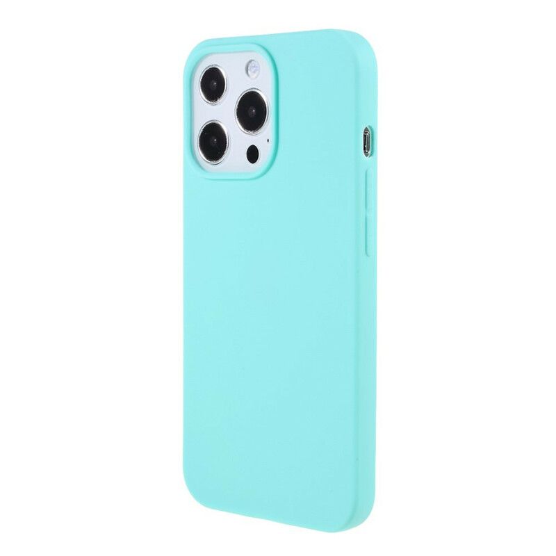 Hoesje Voor iPhone 13 Pro Max Flexibele Siliconen Mat