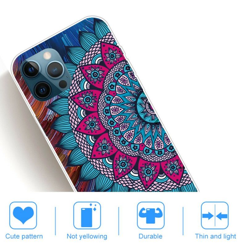 Hoesje Voor iPhone 13 Pro Max Kleurrijke Mandala