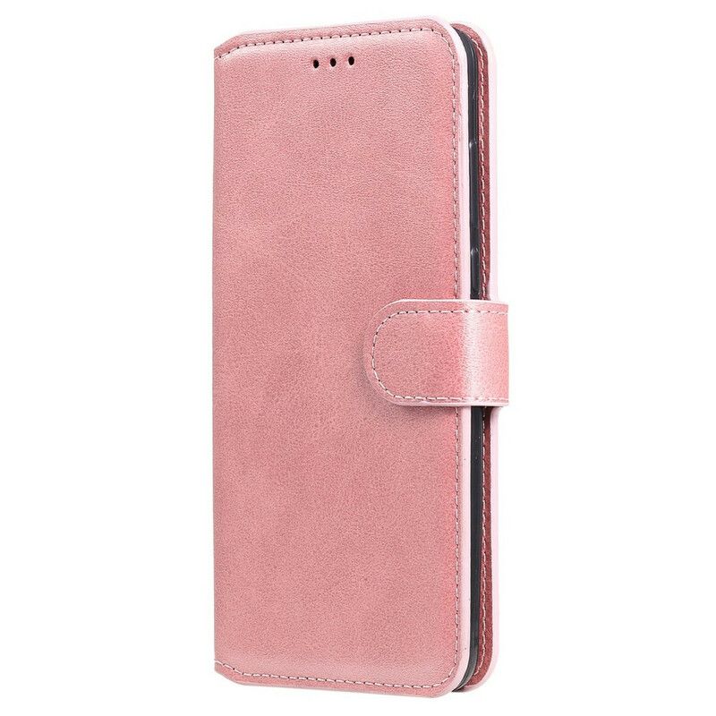 Leren Hoesje iPhone 13 Pro Max Bevroren Bescherming Hoesje