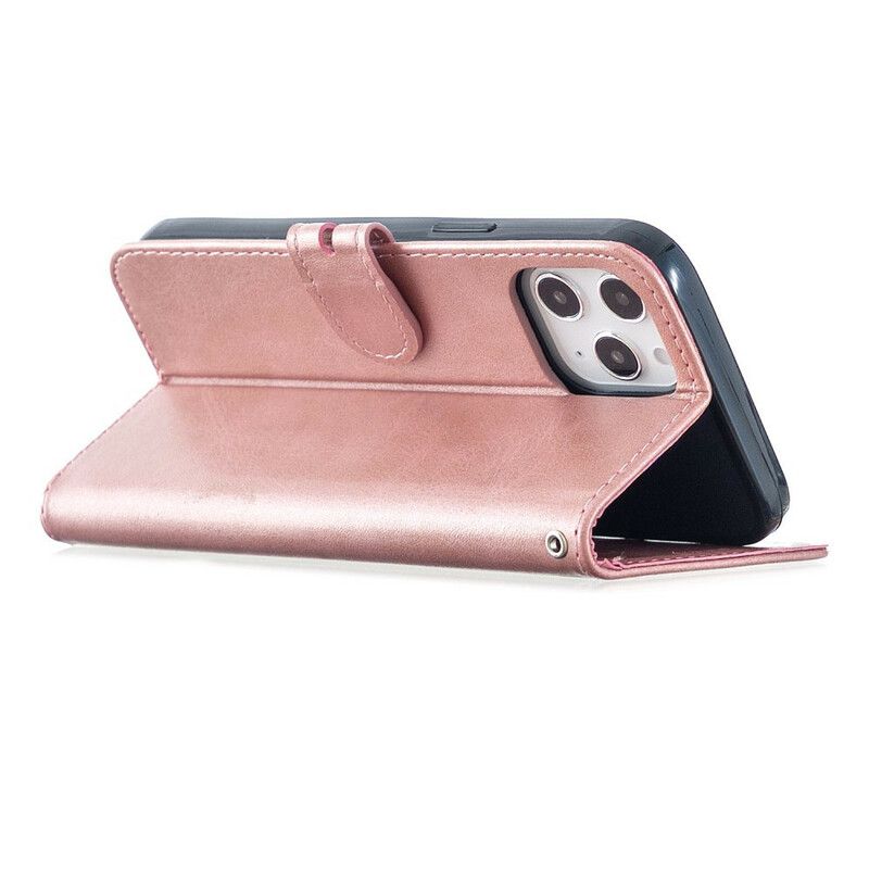 Leren Hoesje iPhone 13 Pro Max Kunstleer Beste Case Bescherming Hoesje