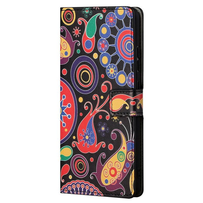 Leren Hoesje Voor iPhone 13 Pro Max Ontwerp Galaxy